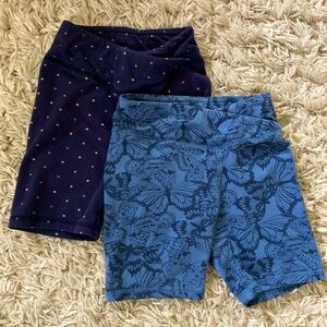 Two Pair of Gap Organic Girls Small Biker Shorts